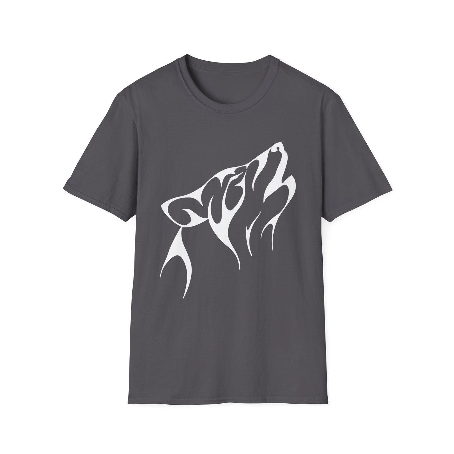 Wild Soul Unisex T-Shirt with Howling Wolf Design