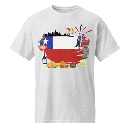 Unisex Chile T-Shirt: Tradition, Landscapes, and Pride